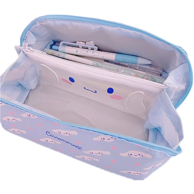 Кавайный чехол для карандаша на молнии косметичка мультяшная канцелярская сумка