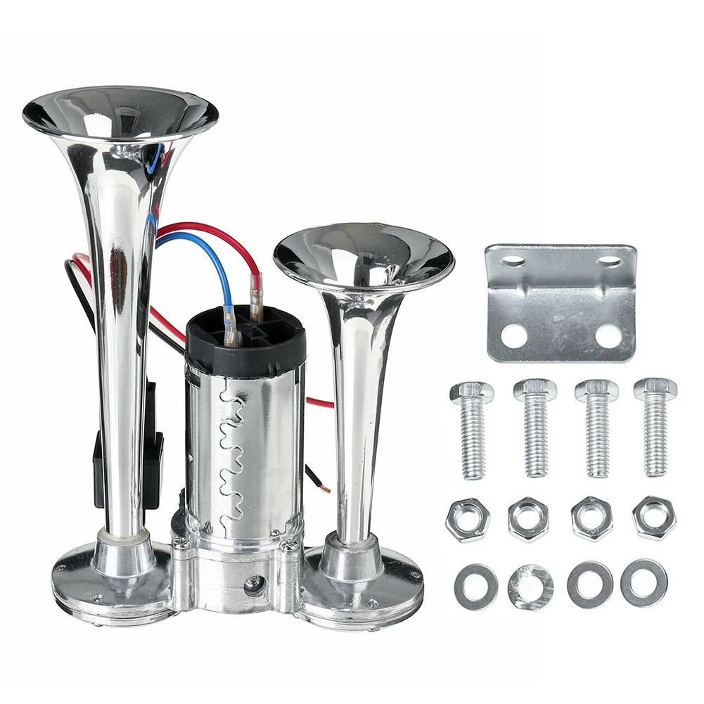 

Громкие автомобили, двойная труба, универсальный громкоговоритель Lorrys, легкая установка, 12 В, 24 В, 110 дБ, для лодки, строительного автомобиля, ...