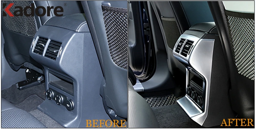 Матовый чехол из АБС-пластика для заднего сиденья Jaguar F-Pace 2016 2017 2018 | Автомобили и