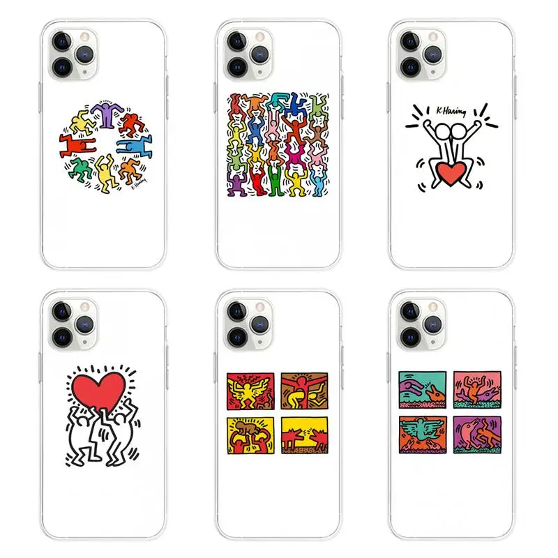 yndfcnb street graffiti phone case for iphone11 12 pro max se 2020 6s 7 8 plus x xs max xr transparent soft silicone cover free global shipping