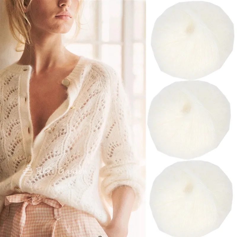 31 цвет 25 г/шар Ангола любовные чувства тонкий мохер шерсть пряжа плюш тонкая