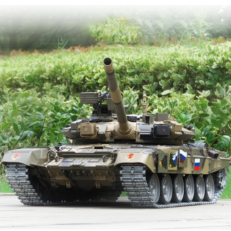 Модель радиоуправляемого танка тигра T90 обновленная версия 1:16 модель боевой танк