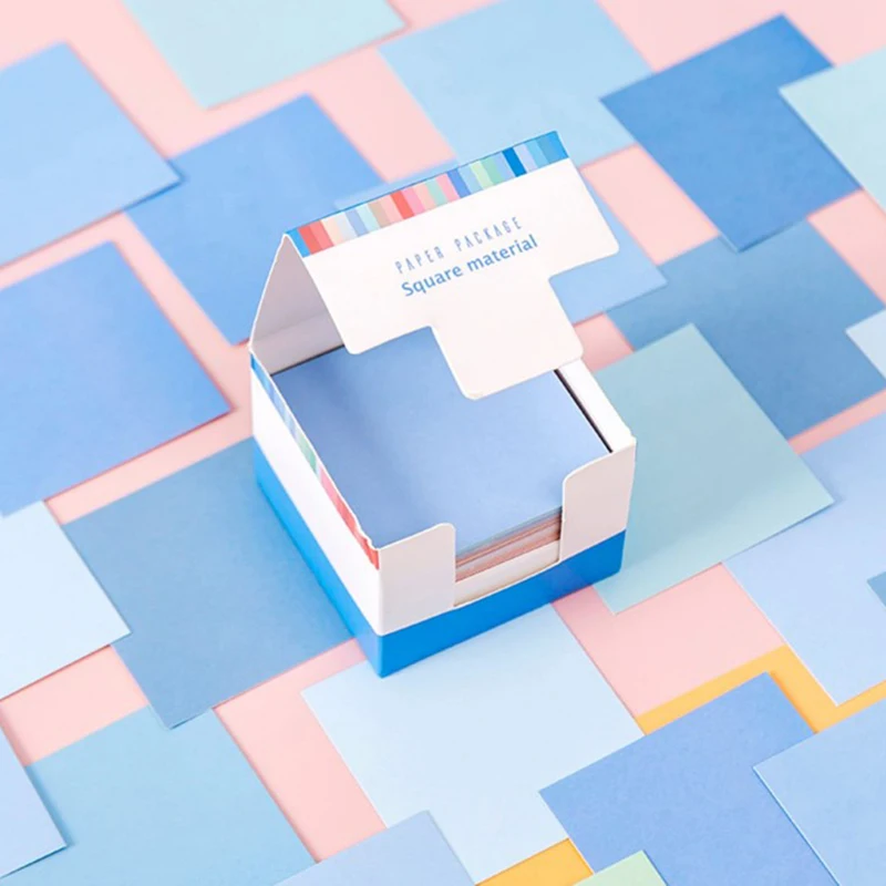 

150 Sheets Creative Solid Color Journal Movie Series Memo Pad School Supplies