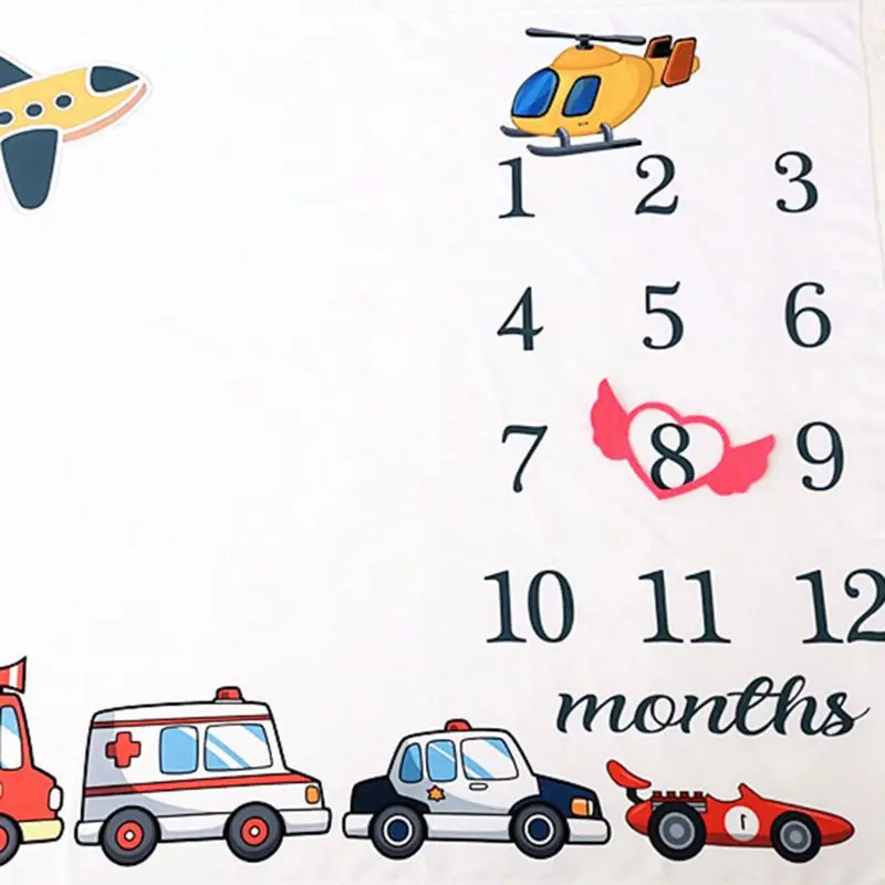 Новорожденный ежемесячный новогодний реквизит для фотосъемки милые цветочные