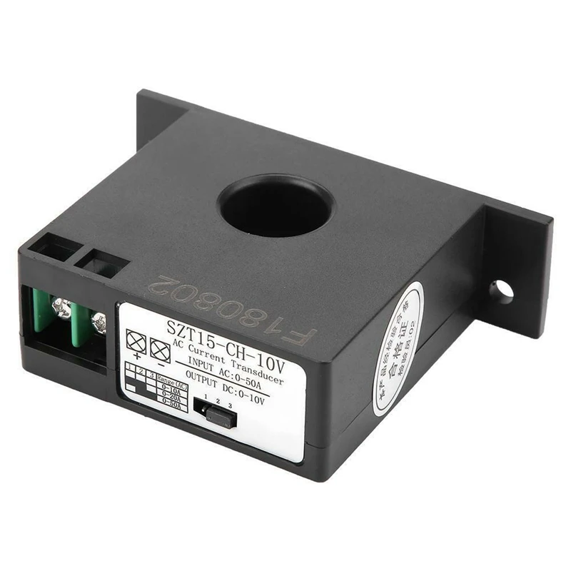 Hot SV-SZT15-CH-10V AC Current Transmitter Mutual Inductor 0-50A to DC 0-10V | Инструменты