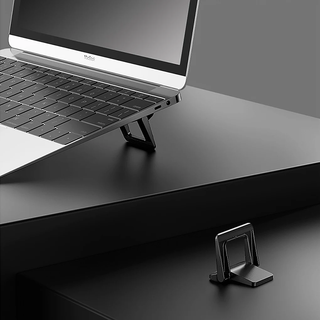 

1Pair (2pcs) Mini Portable Invisible Laptop Holder Adjustable Cooling Stand Foldable Multifunctional Holder for Laptop Notebook