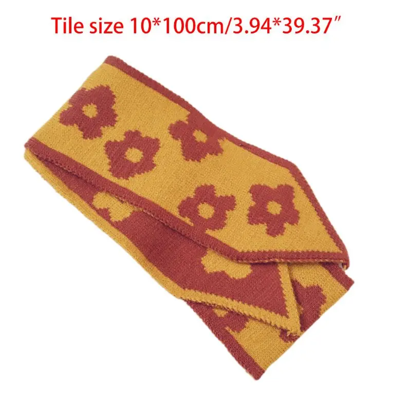

Women Wool Knitted Scarf Elegant Slim Head Neck Tie Band Wrap Neck Warmer Autumn High Quality and Brand New