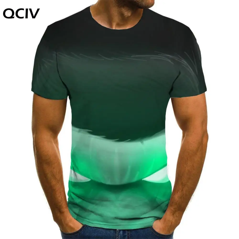 

QCIV Orangutan T shirt Men Animal Shirt Print Green Tshirts Casual Hip Hop Anime Clothes Mens Clothing Hip hop Cool Streetwear