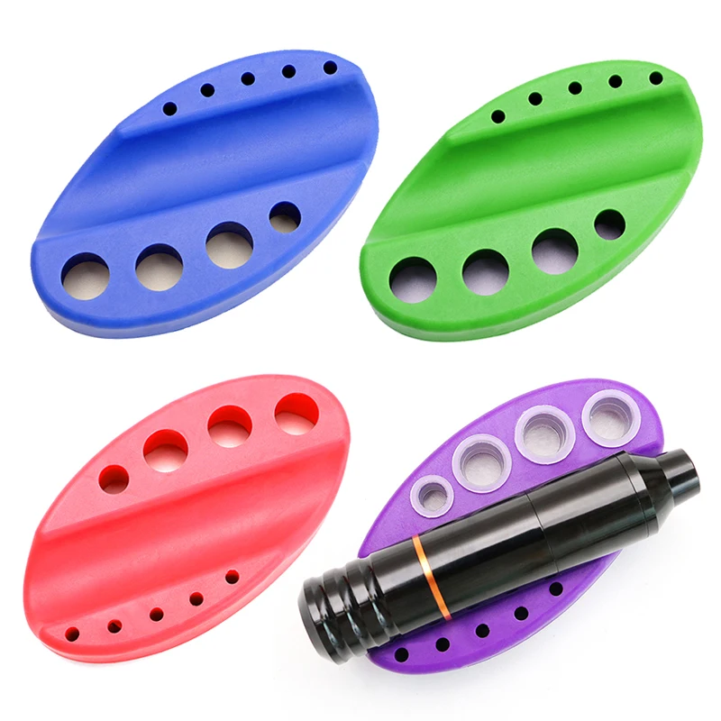 

Oval Silicone Cover Of Standing Rack Tattoo Ink Cups Pen Holder Tool Stand Microblading Pigment PMUTattoo Machine Accessories