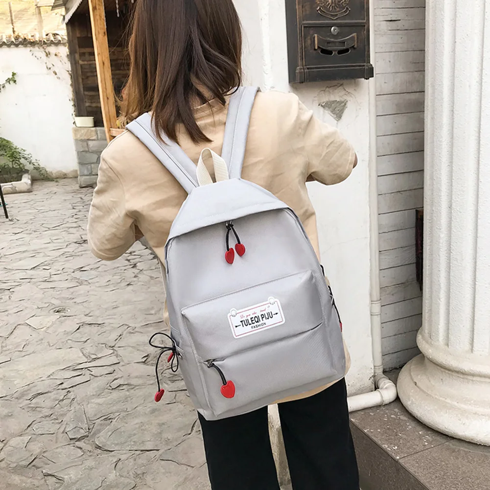 4 шт./компл. женский модный нейлоновый рюкзак женские повседневные