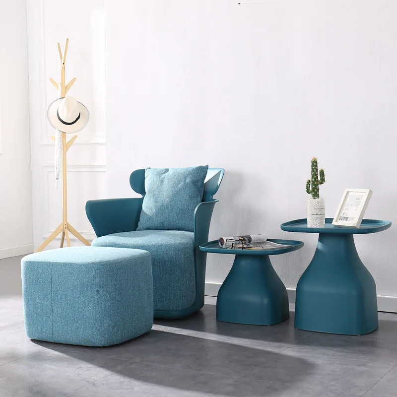 

Combination Coffee Table Square Household Plastic Sitting Room Round Coffee Table Stool Coffee Table Shelf Wall