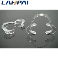 lanpai 2pcs dental intraoral c shape avtoclave mouth opener lip retractors dentistry materials