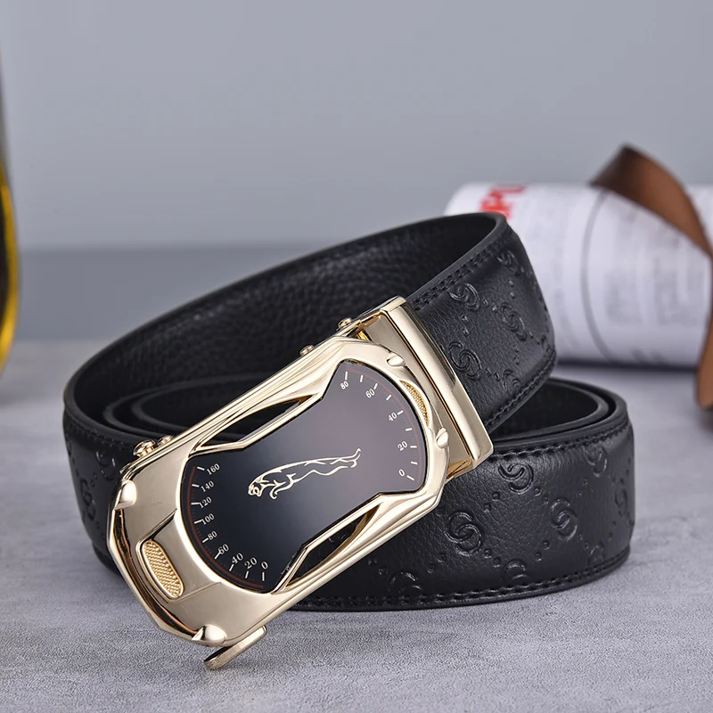 Мужской ремень модный роскошный мужской дизайнерский мужская модель автомобиля