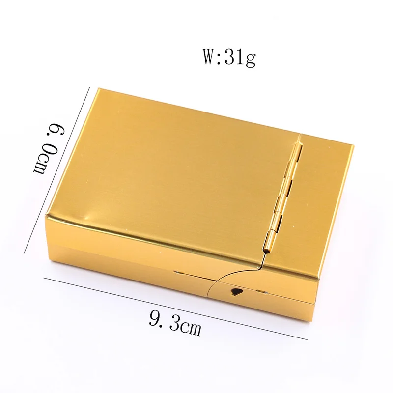 Американский Президент Трамп алюминиевая сигаретная коробка чехол для курения