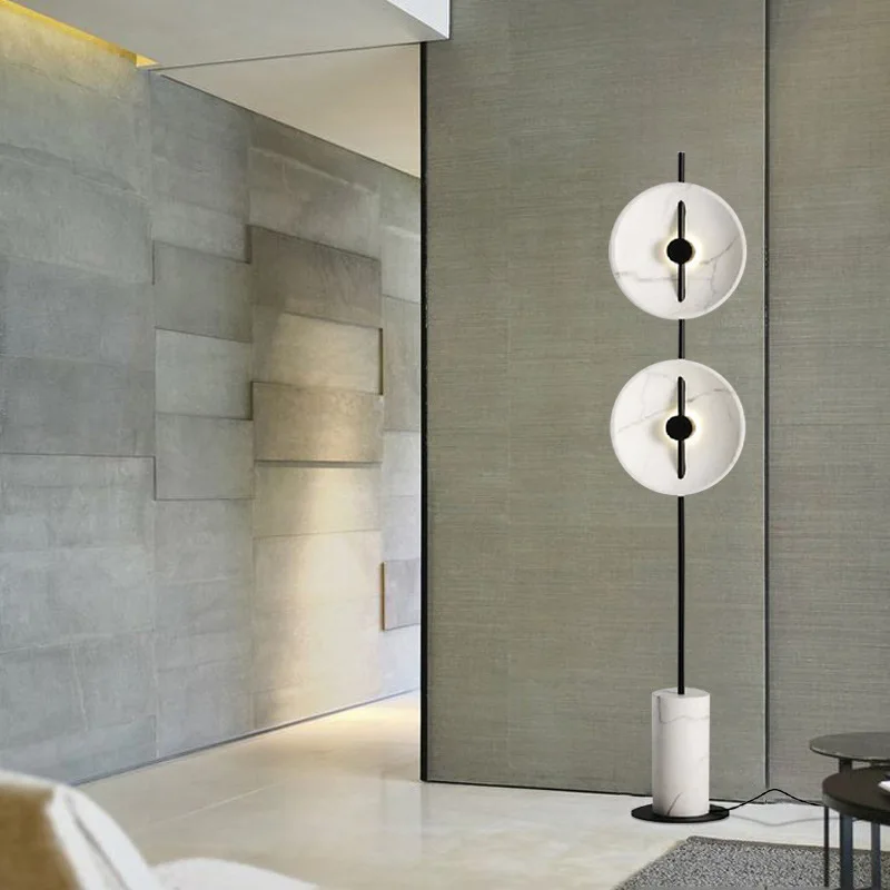 Креативная лампа в стиле пост-модерн из белого мрамора для гостиной выставочных