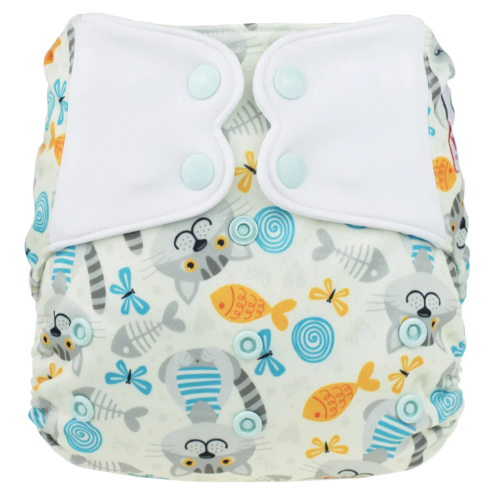 C01Y67 ElfDiaper, Новое поступление, подгузники, без карманов, моющиеся, детские подгузники, ткань, подгузники - Цвет: C01Y67