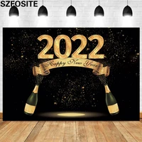 photography background celebrate the 2022 new year champagne fireworks party decoration banner kids photo backdrop studio props