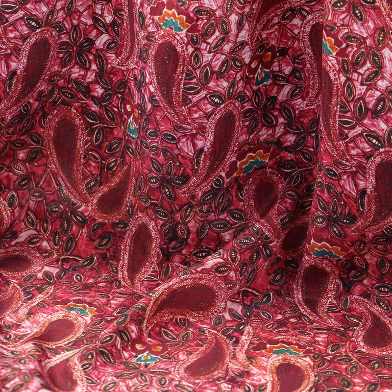 Женское платье из крепдешина с цифровым принтом ширина 114 см | Дом и сад