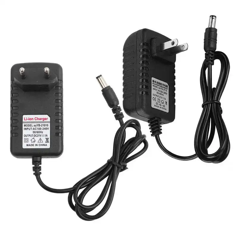 Толстый медный адаптер для зарядки литий ионных батарей 21 В/1 А Адаптивное