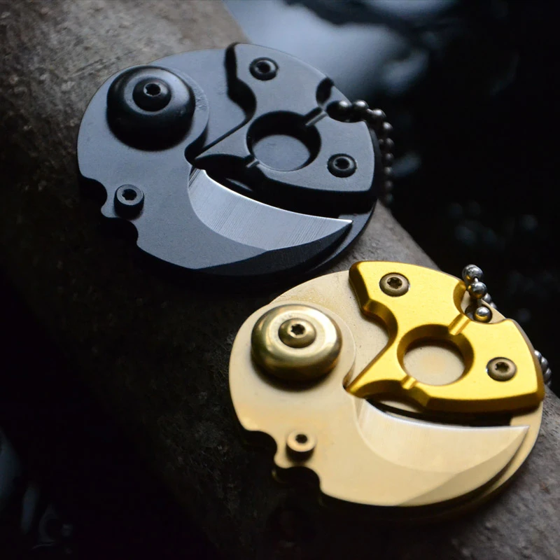 1 шт. для повседневного использования отделение монет брелок нож Открытый лагерь