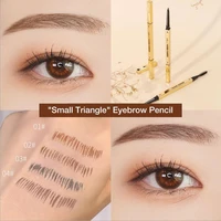 the new double headed ultra fine gold bar eyebrow pencil precise eyebrow shape definition long lasting waterproof eyebrow makeup