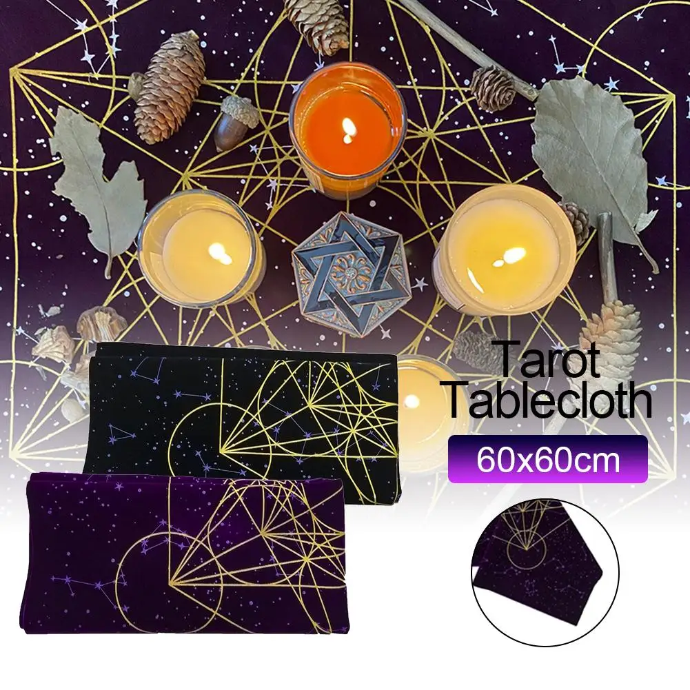 

Скатерть в виде карты Таро, для ежедневного использования, для любителей карт Таро, психологов, волшебников, скатерть гадание