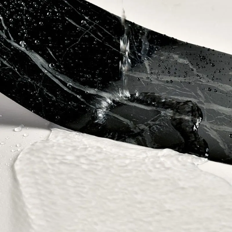 Обои с мраморным узором линия талии водонепроницаемые DIY самоклеющиеся для