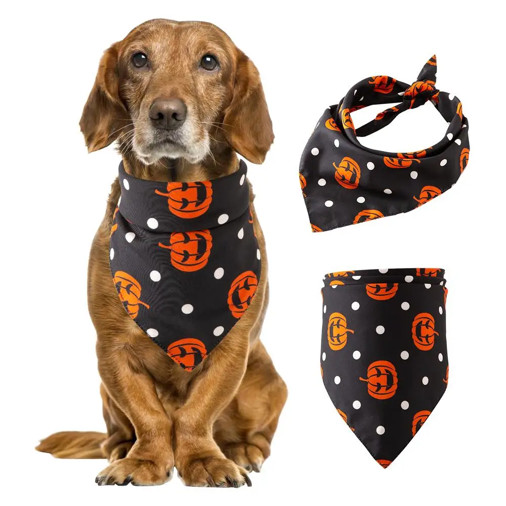 5 шт. банданы для собак на Хэллоуин креативное треугольное полотенце слюнявное