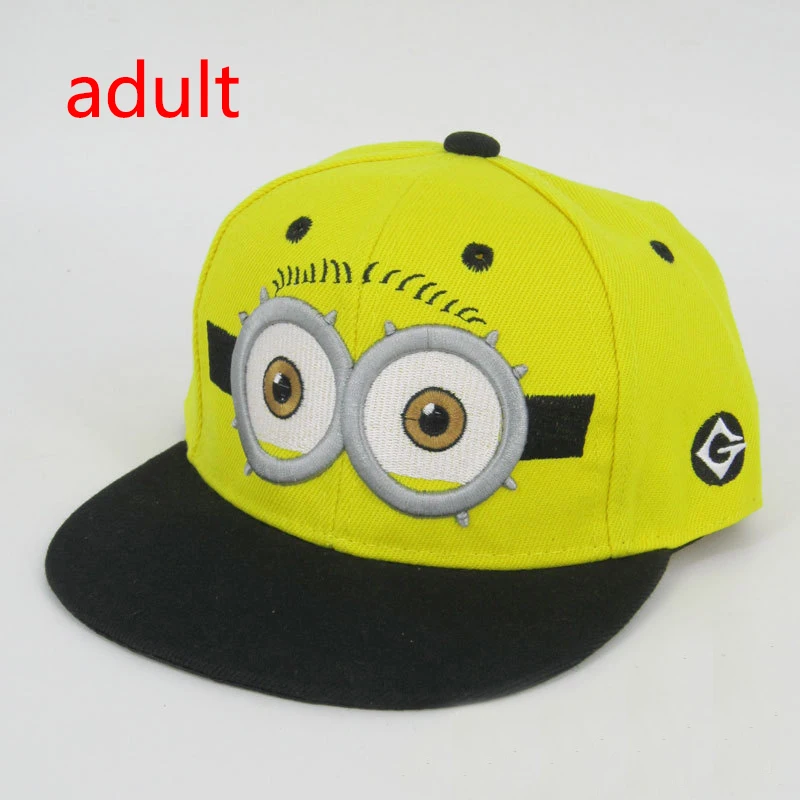 3D глаз Гадкий я мультфильм шапка Миньоны модная бейсболка Snapbacks детей взрослых
