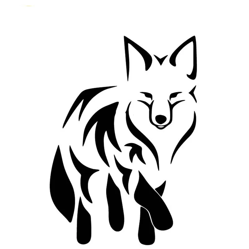 

Personalized Car Stickers Crafty Fox Stickers Decoration Cars Trunk Auto Accessories Creative Waterproof Sunscreen PVC Decal