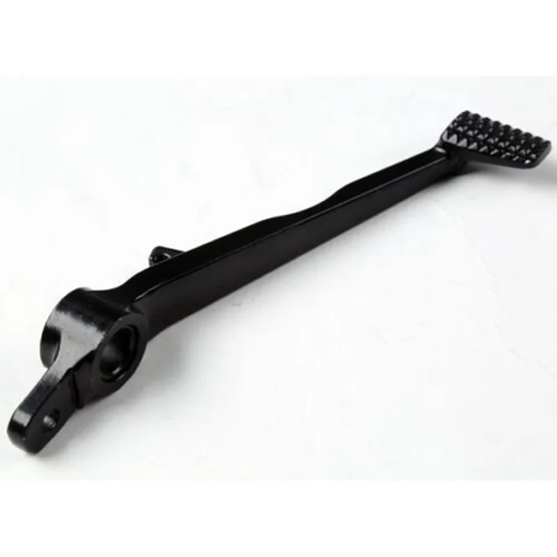 Black Мотоцикл черный/Серебряный задний тормоз педаль для Kawasaki Ninja ZX10R ZX6R 2005-2008 07 ZX636 2005-2006 - Цвет: Black
