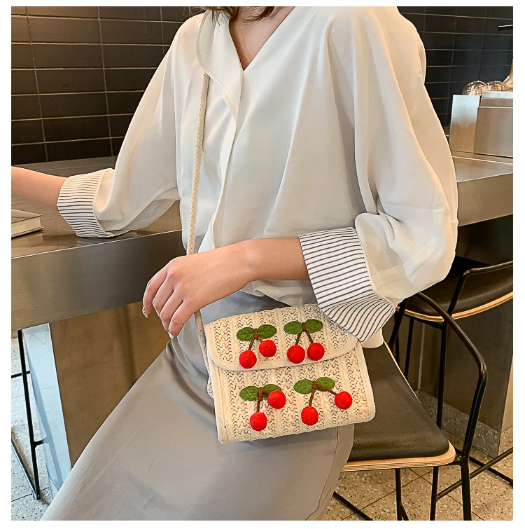 Женская модная простая тканая сумка квадратная на плечо|Сумки с ручками| |