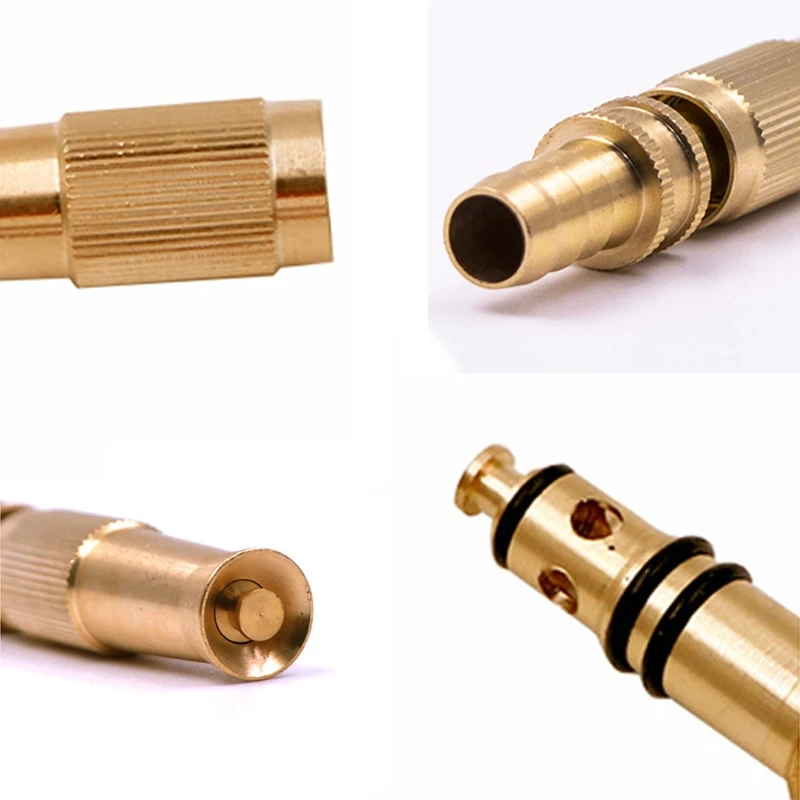 

Adjustable Spray Hose Nozzle High Pressure Straight Copper Spray Nozzle for Car Wash Watering Flower Sprinkler Irrigation