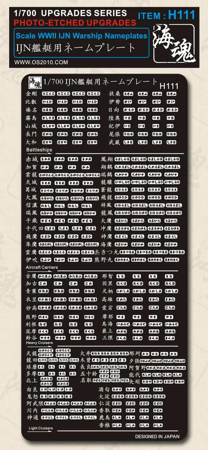 

Ocean Spirit H111 IJN Warship