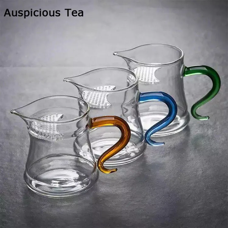 

Handmade Heat-resisting Glass Teapot Mug cha Hai Gongdao Teacup Fair Mug,kung Fu Tea Cups Teaset Gongdao Bei Tea Cup