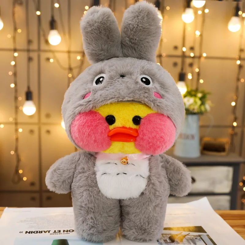 

30Cm Cute Lalafanfan Transforms Into A Cat Unicorn Rabbit Puppy Panda Cafe Mimi Plush Toys Children Girls Birthday Holiday Gifts