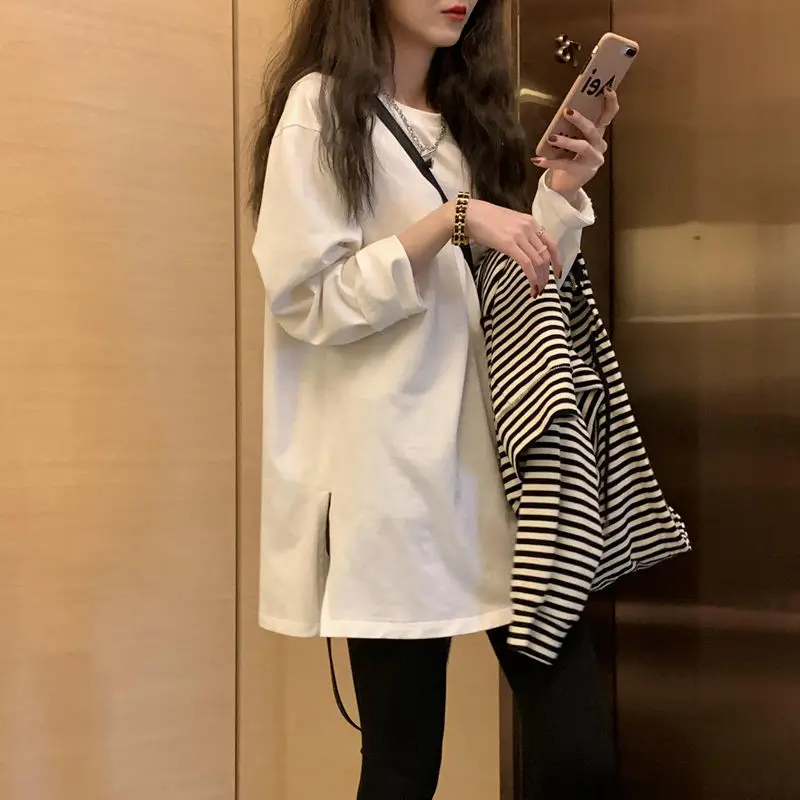 

Women'S Bottoming Shirt In Autumn And Winter Wear Long-Sleeved T-Shirt All-Match Top For Women