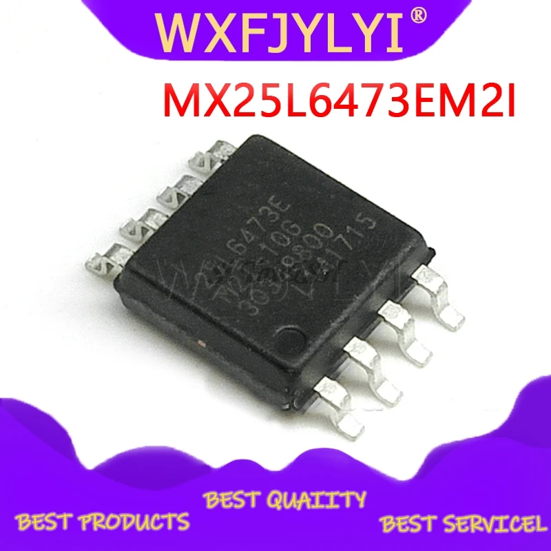 

5 шт./лот 100% новый MX25L6473EM2I-10G MX25L6473EM2I MX25L6473E MX25L6473 25L6473E лапками углублением sop-8 Чипсет
