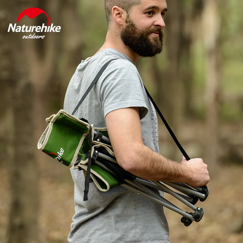 Naturehike, портативный складной стул для рыбалки, стул для кемпинга, стул для рыбалки, стул для пикника, барбекю, Пляжное Кресло
