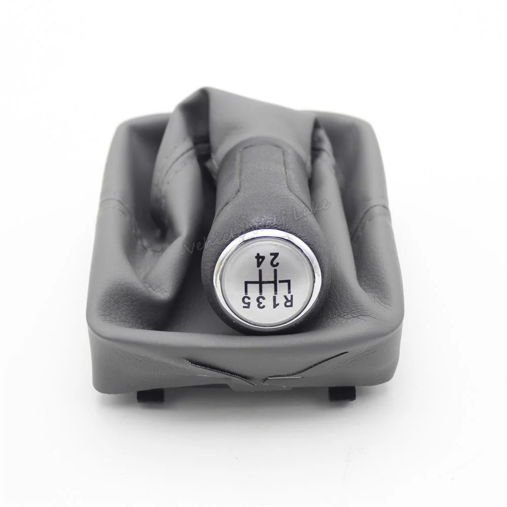 Для VW Polo 9N 9N2 2002 2003 2004 2005 2006 2007 2008 2009 2010 поло седан 5 Скорость Шестерни рукоятка рычага переключения передач Gaitor кожаный