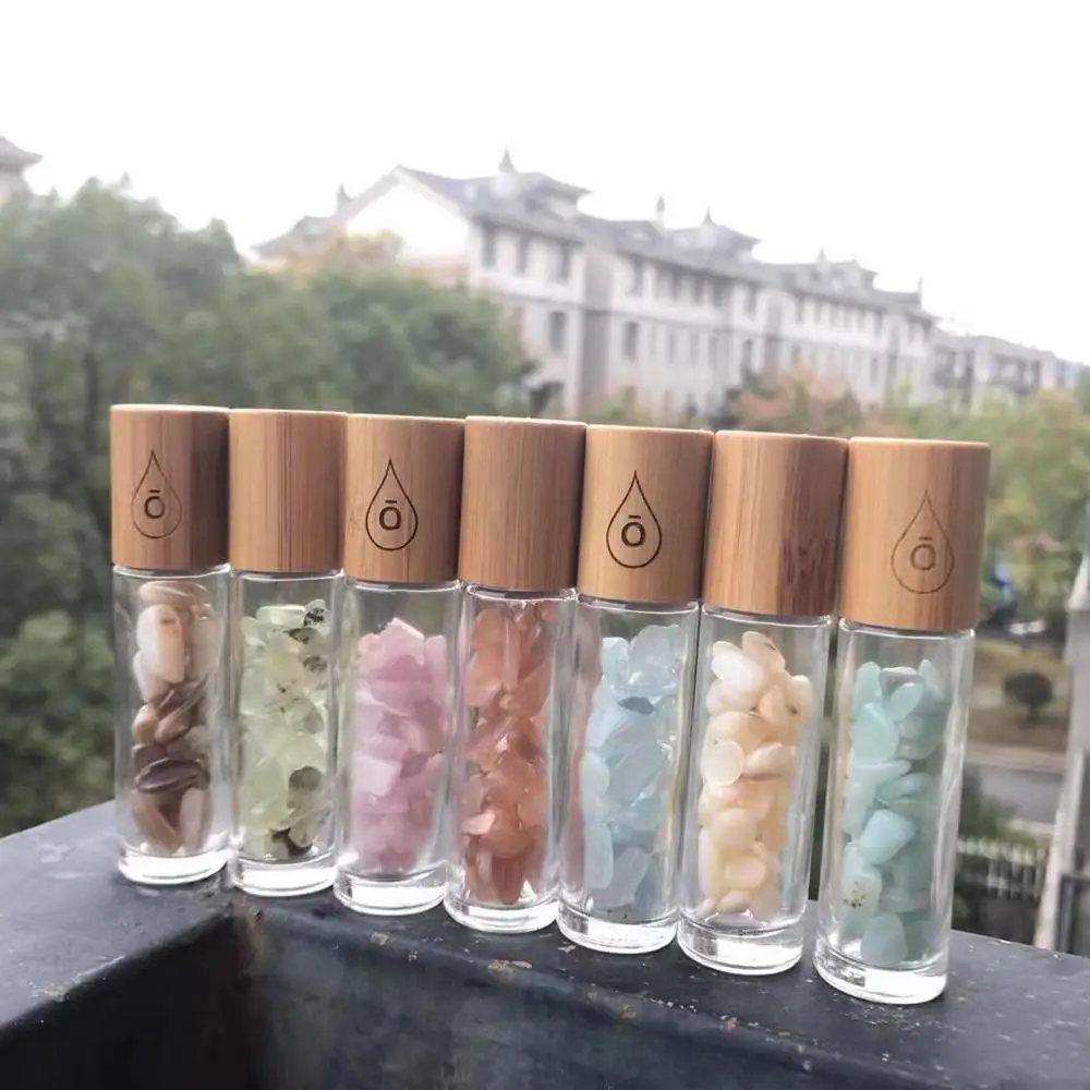 10 мл натуральных полудрагоценных камней на бутылках драгоценный камень эфирное