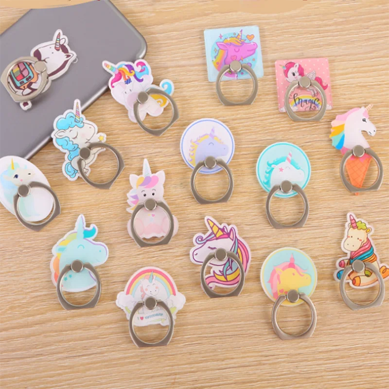 Комплект из 1 предмета Универсальный телефон с единорогом кольцом держателем и