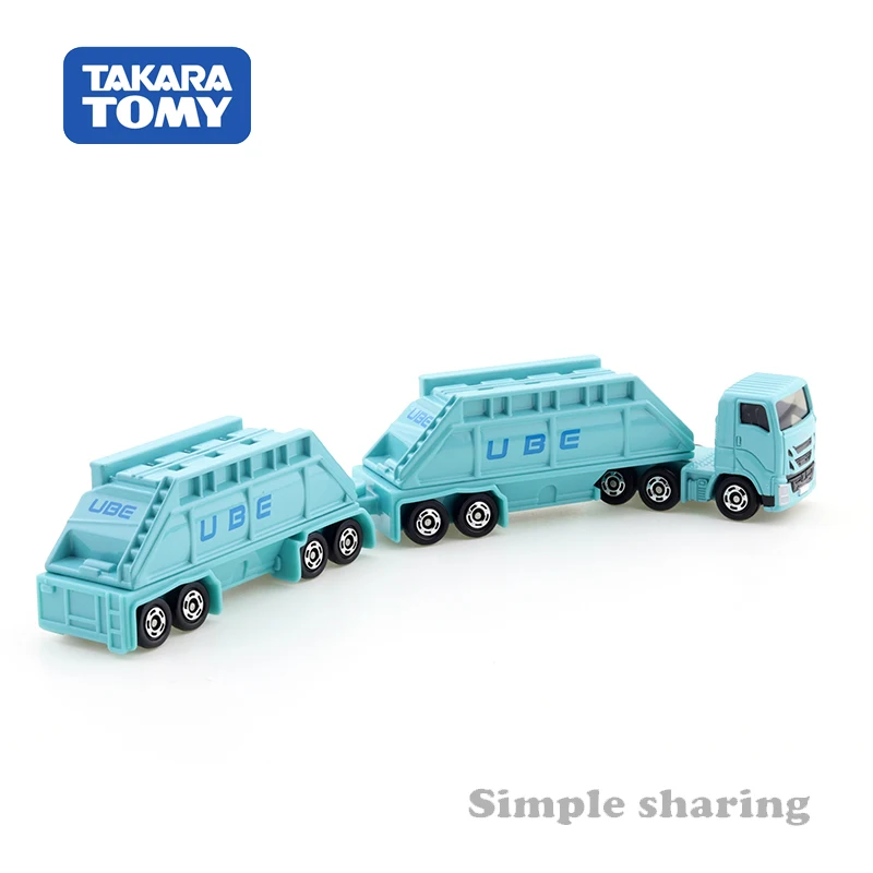 Takara Tomy Tomica длинный тип No.129 Ube Industries двойной прицеп Koshan сетчатый литый под