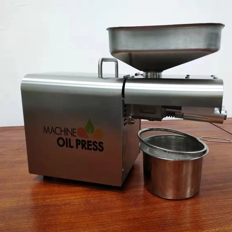 Автоматический бытовой пресс для льняного масла 110 В/220 В кунжутного арахисового