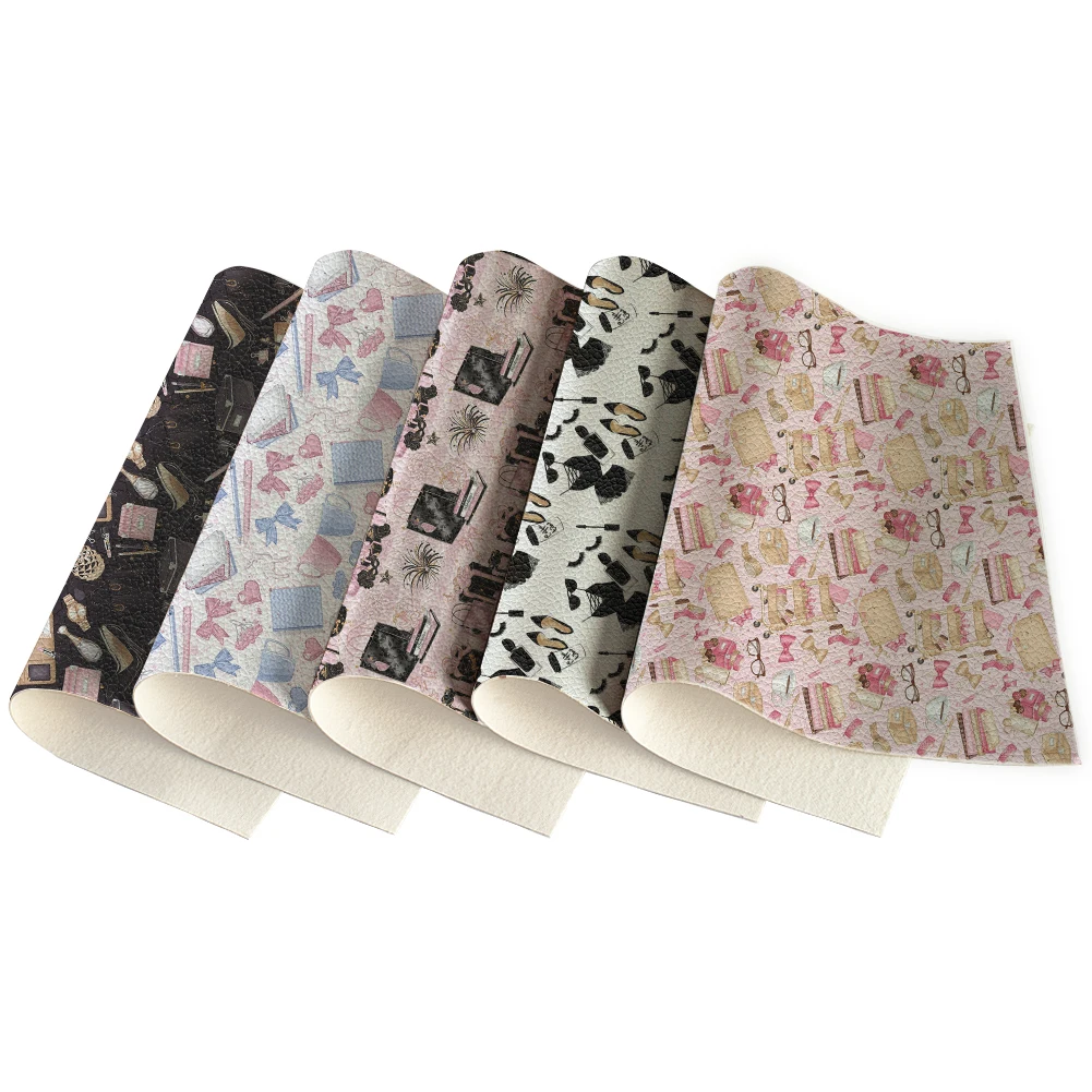 Модное украшение одежда обувь искусственная кожа А4 с рисунком личи 22*30 см для