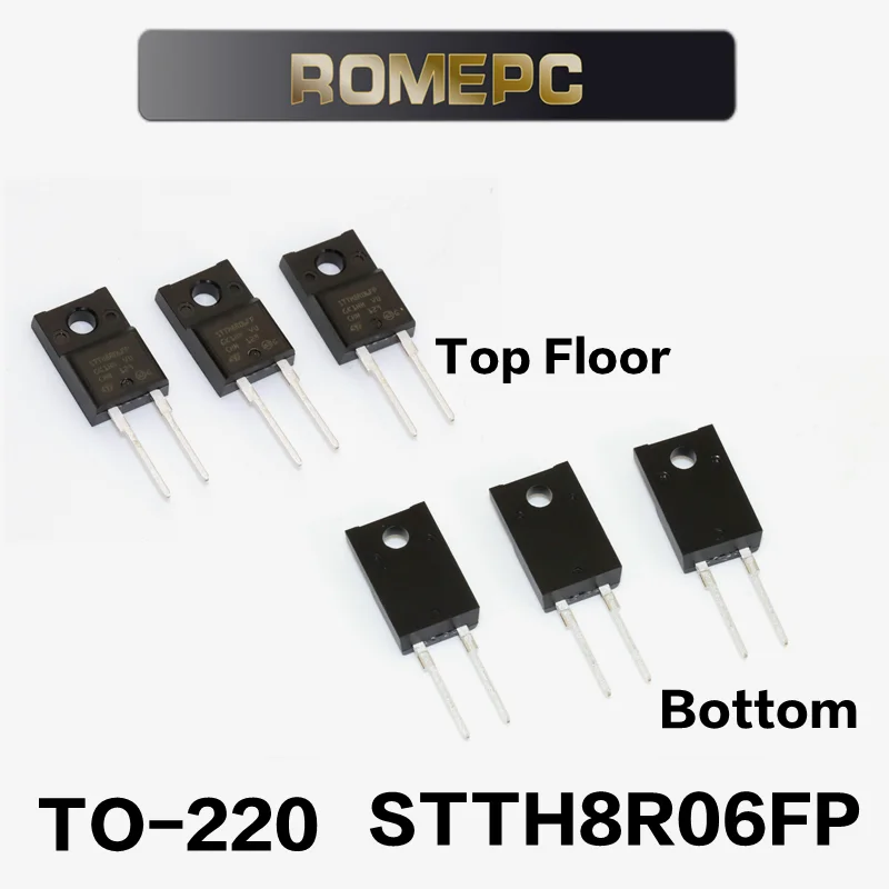 10PCS STTH15L06FP STTH1004FP STTH8L06FP STTH12S06FP STTH8R06FP STTH15R06FP STTH8S06FP STTH20R04FP STTH10LCD06FP STTH8R04FP - купить по