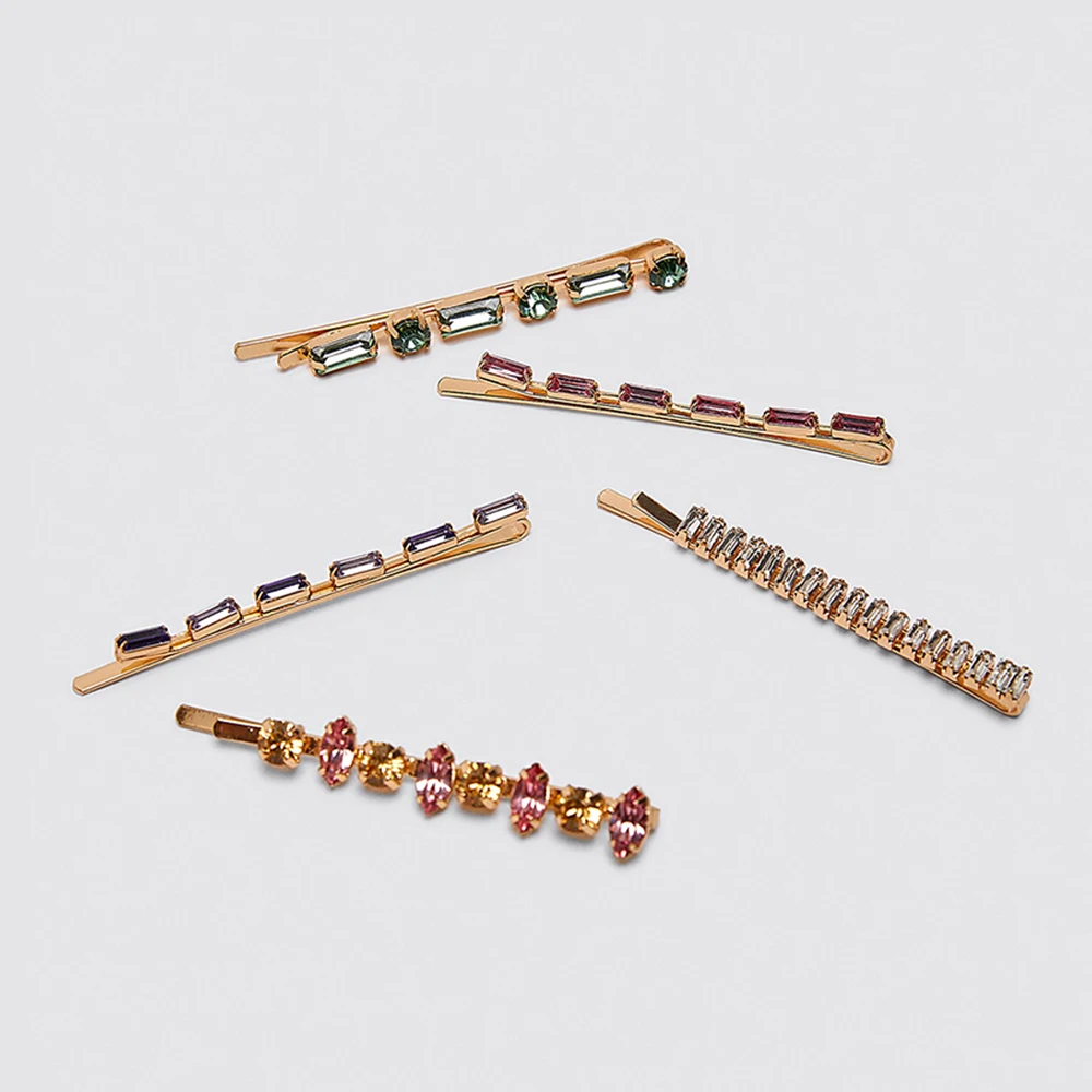 Модные заколки для волос ZA набор женщин фирменный дизайн новые украшения