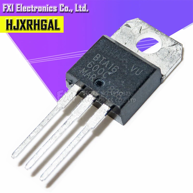 

5 шт. BTA16-600C BTA16-600 BTA16 Triacs 16 ампер 600 вольт TO-220 новый оригинальный