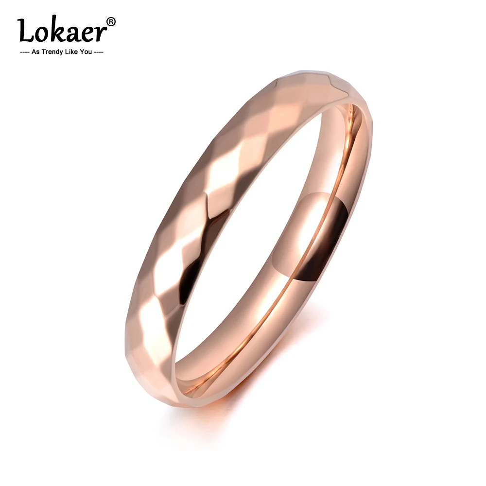 Женское кольцо из титана и нержавеющей стали 3 мм | Украшения аксессуары