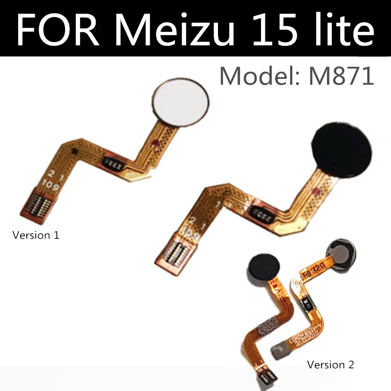 Для Meizu 15 Lite Fingerprint гибкий кабель для Plus задняя кнопка домой датчик отпечатков